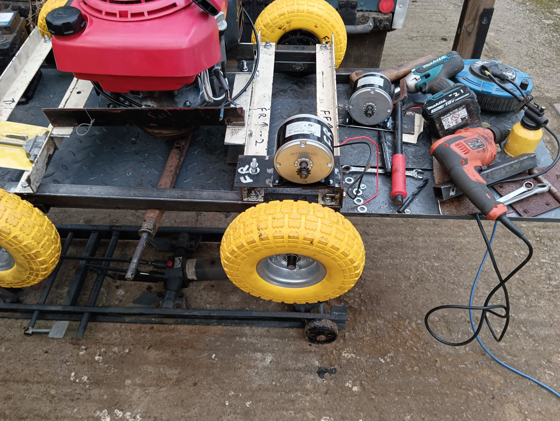 Working out motor placements