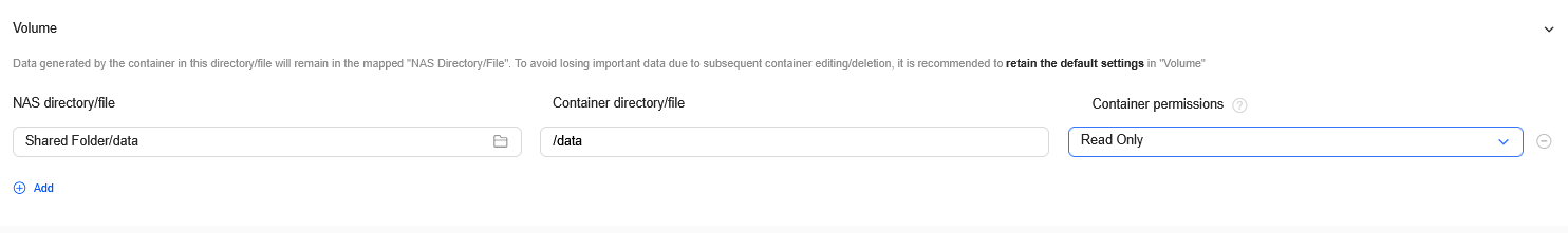 Mount each volume to a mount point like so
