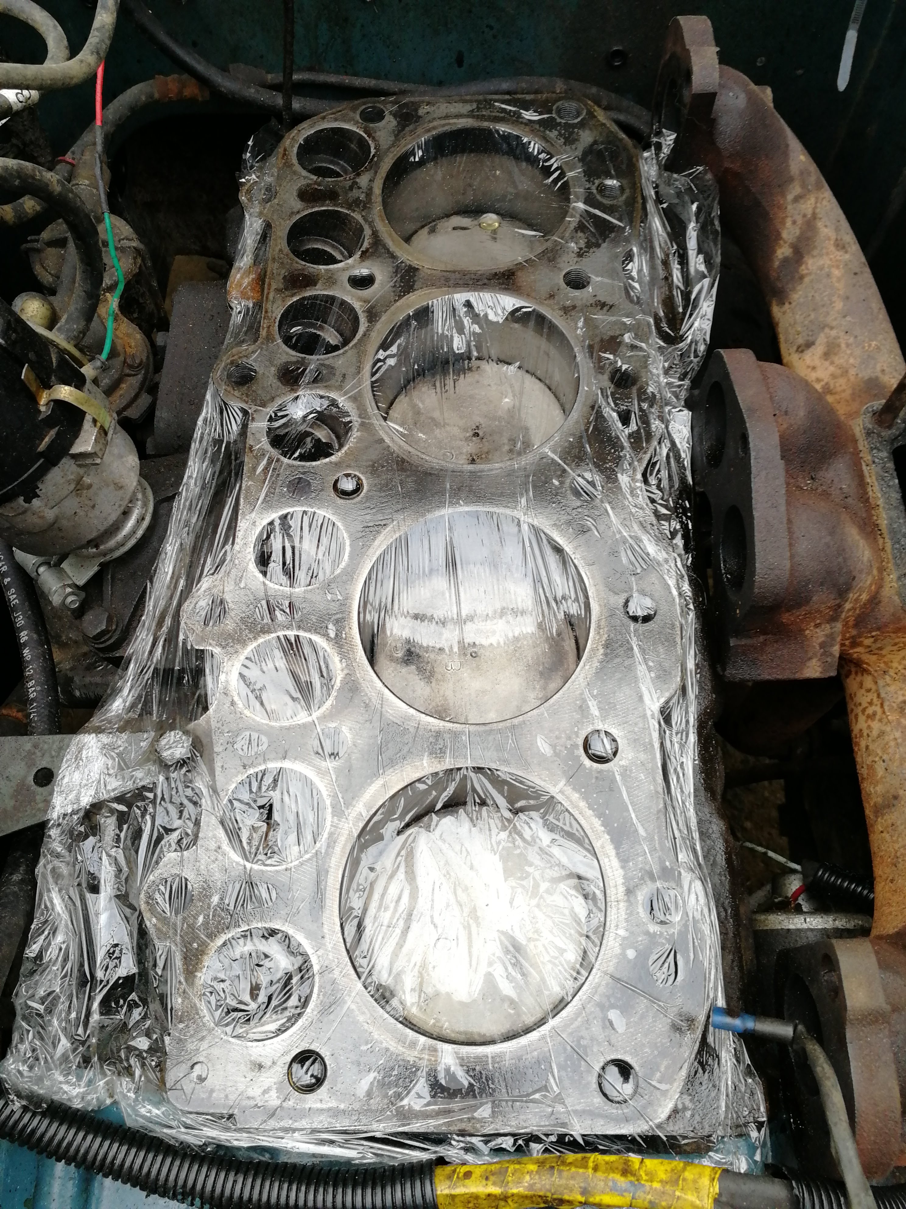 Protecting the block whilst I work on the head