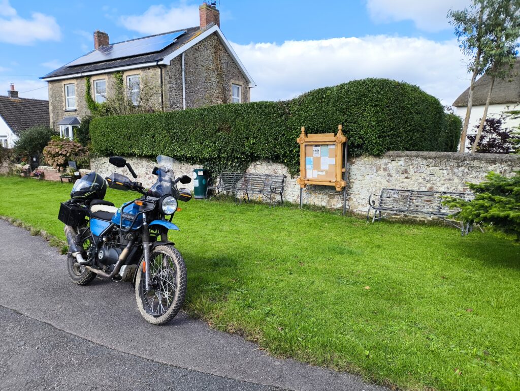 The village notice board is always worth a read