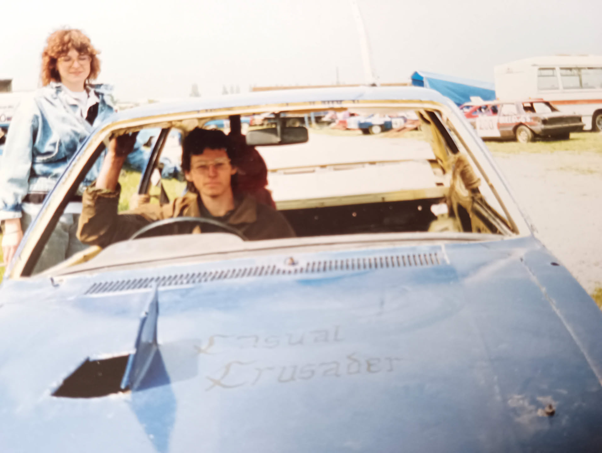 Datsun 180b. Yeah, I raced bangers around 1990 at Newton Abbot. Only finished two races and never won, but still a fun year