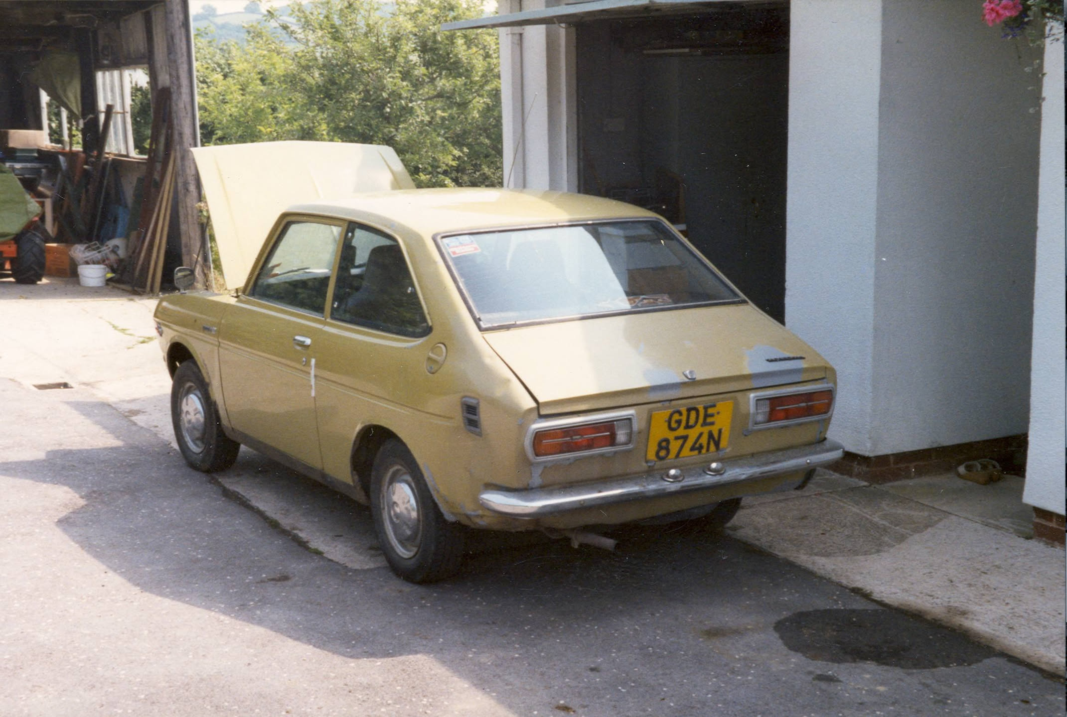My first car. A 1974 Toyota 1000. Lasted me for many years
